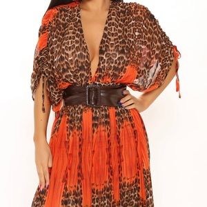 Fashion Nova - Wild Instincts Maxi Dress - New with tags